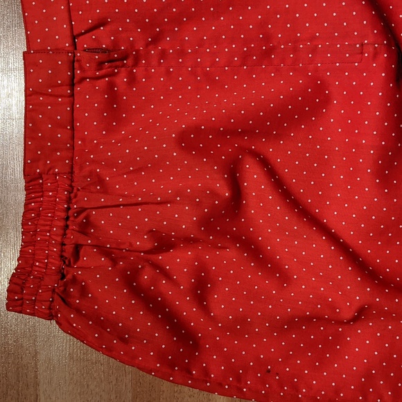Vintage red with white polka dot handmade skirt - Picture 9 of 10